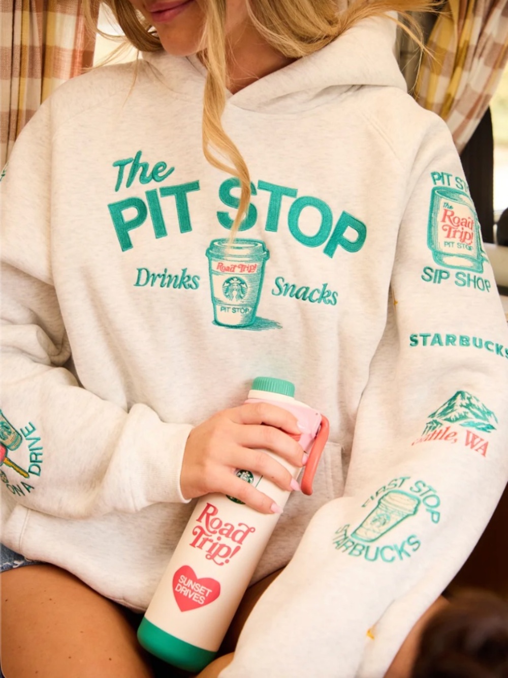 Starbucks x Dandy Worldwide Heather Gray Hoodie *IN HAND* S